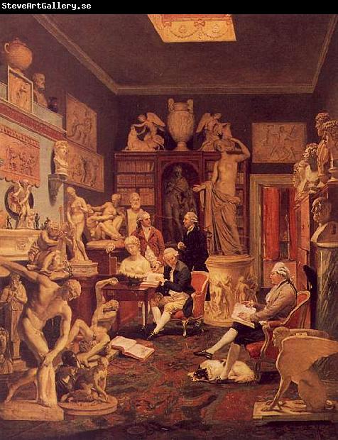  Johann Zoffany Charles Towneley's Library in Park Street